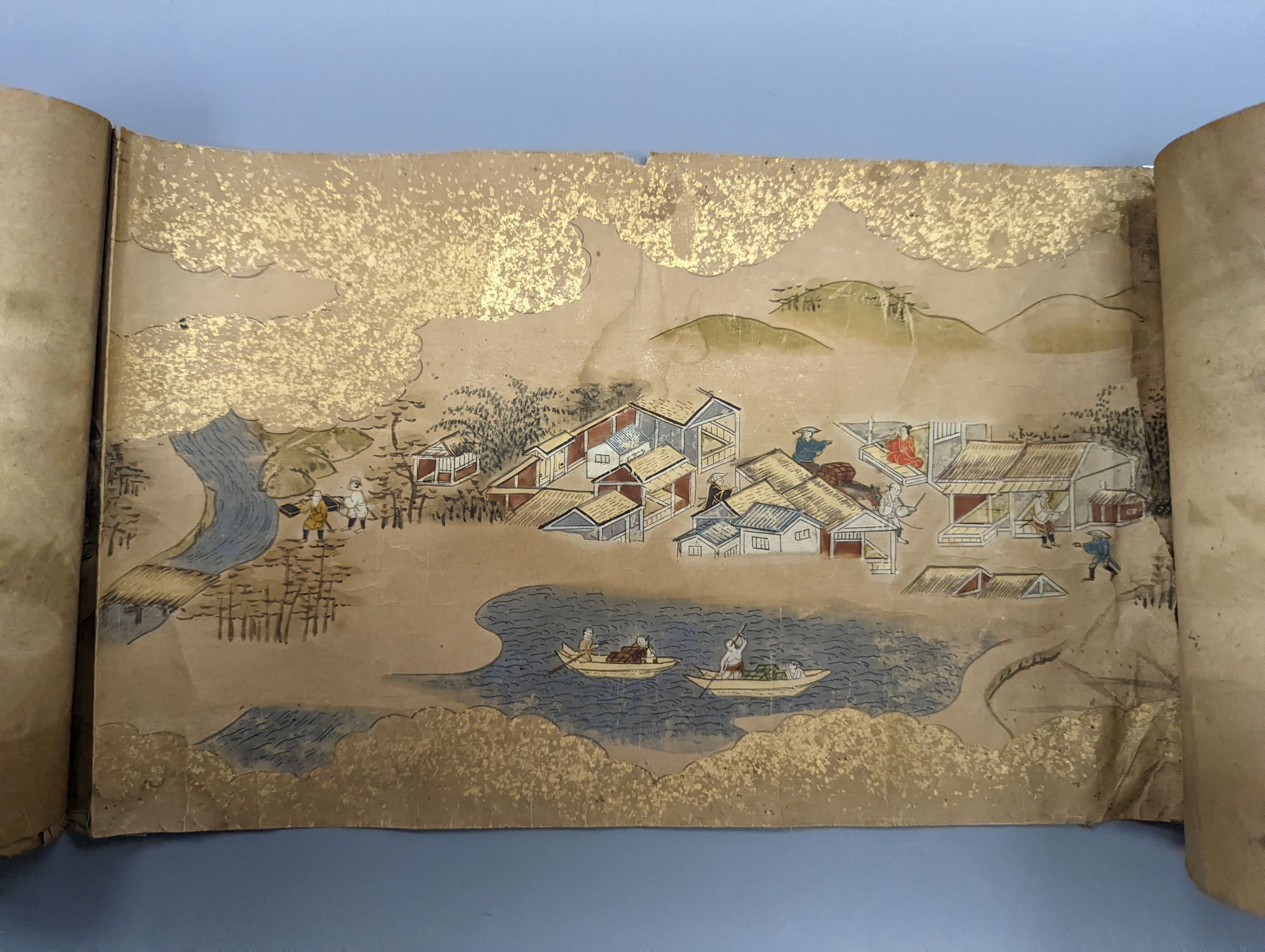 A Japanese fragment of a scroll